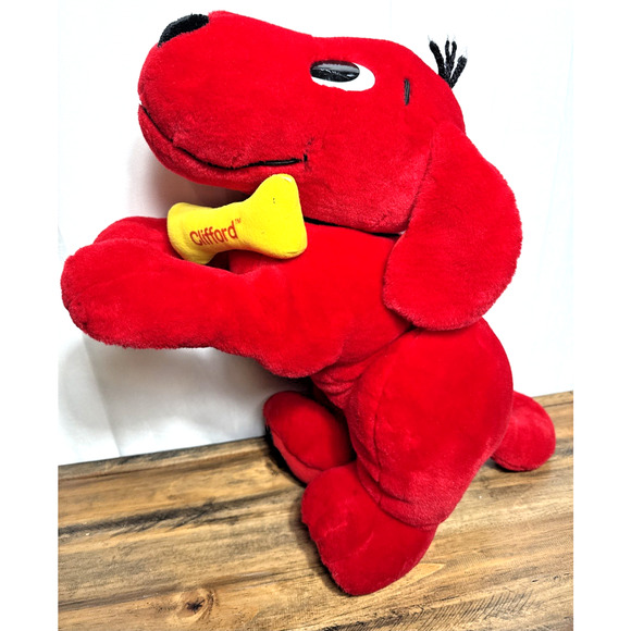Clifford Red Dog Plush Scholastic Jumbo Large 25" Stuffed Animal Storybook GUC - Picture 1 of 9